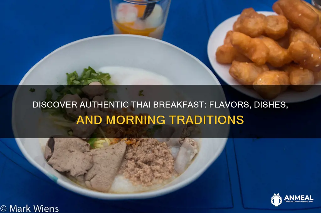 what is traditional thai breakfast
