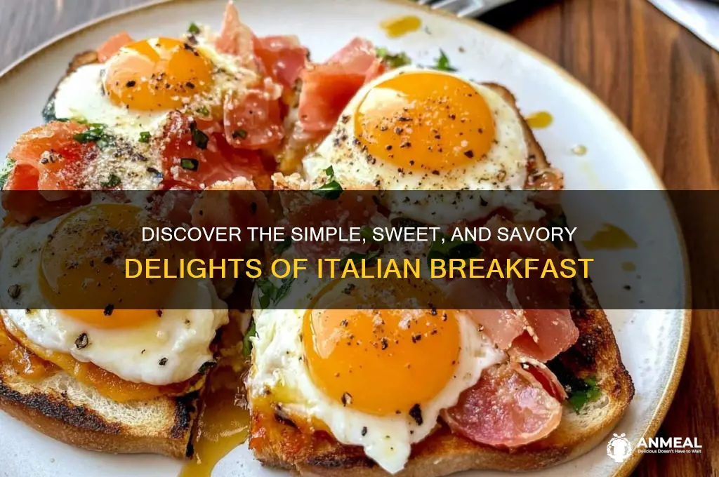 what is typical italian breakfast
