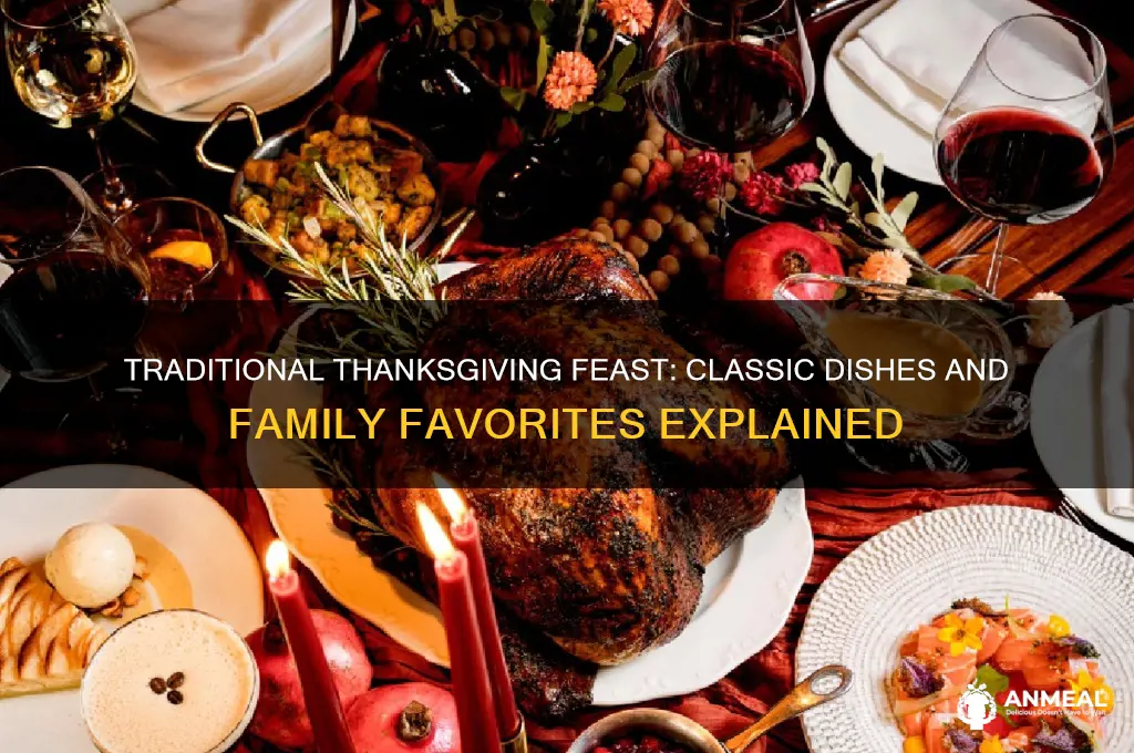 what is typical of a thanskgiving dinner