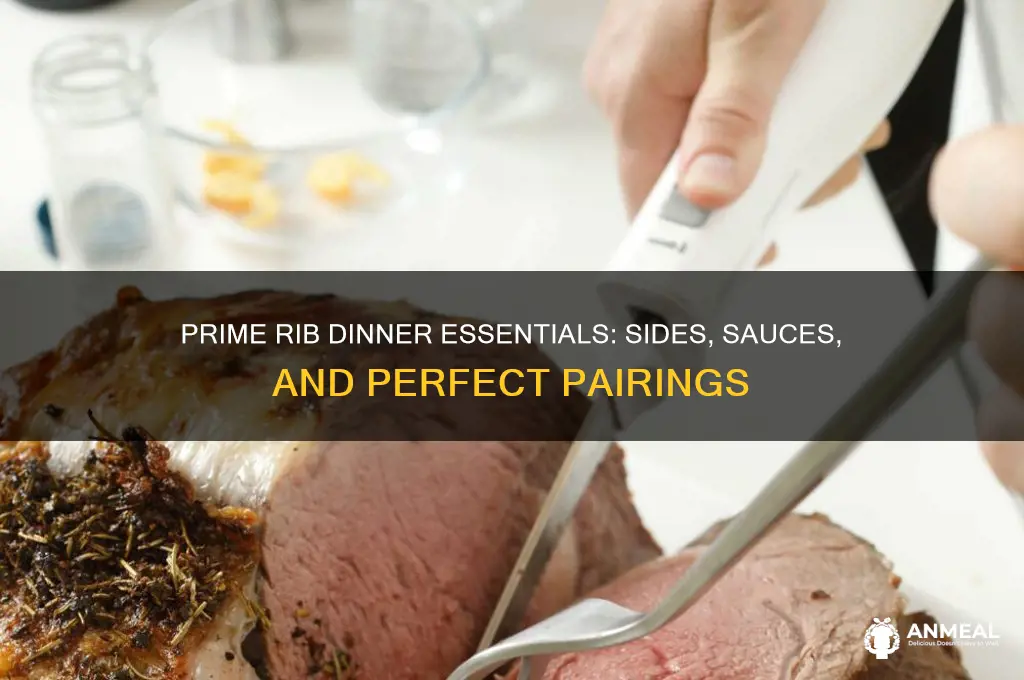 what is usually included in a prime rib dinner