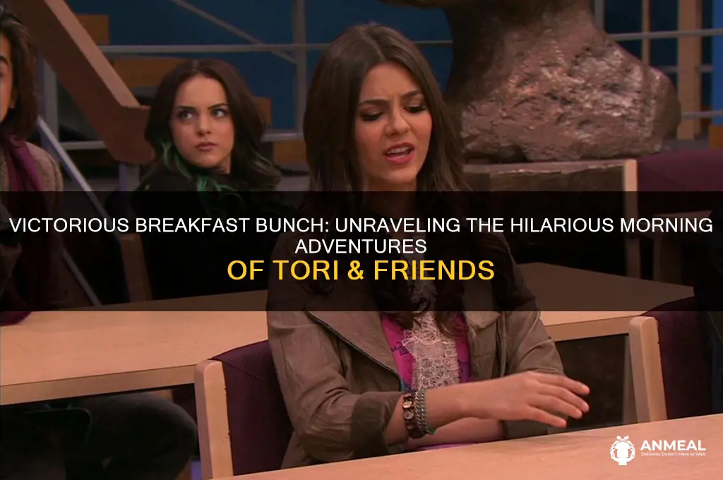 what is victorious the breakfast bunch about