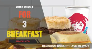 Wendy's 2 for $3 Breakfast Deal: Affordable Morning Meal Options