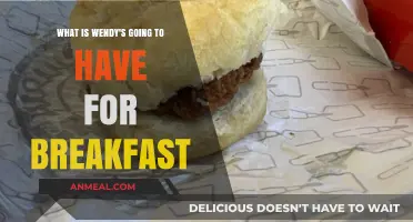 Wendy's Breakfast Menu: What's on the Plate This Morning?