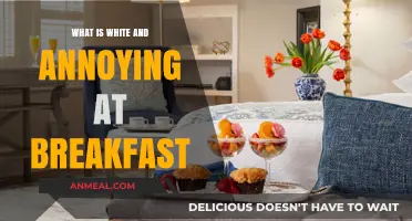 The White Breakfast Nuisance: Uncovering the Annoying Morning Culprit
