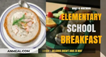 Whitman Elementary School Breakfast: Healthy, Nutritious Morning Meals for Students