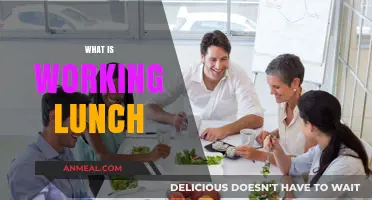Exploring the Concept of a Working Lunch: Balancing Business and Nutrition