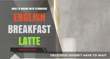 Starbucks English Breakfast Latte: A Disappointing Twist on a Classic?