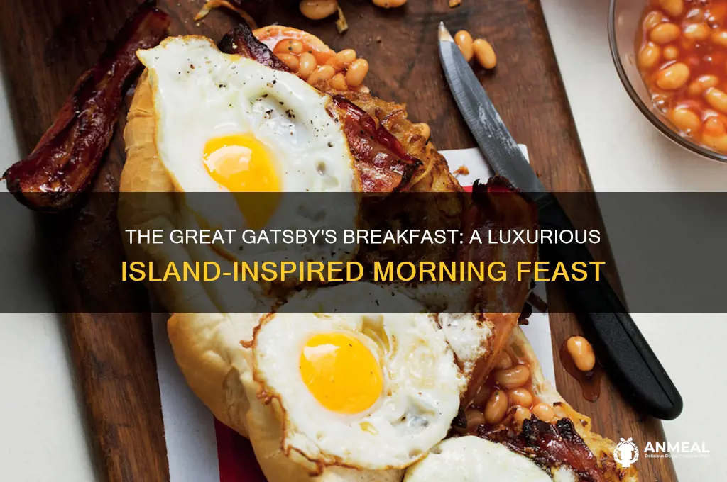 what island great gatsby breakfast