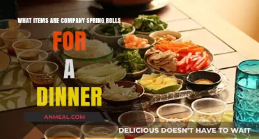 Delicious Company Spring Roll Ideas for Your Next Dinner Party