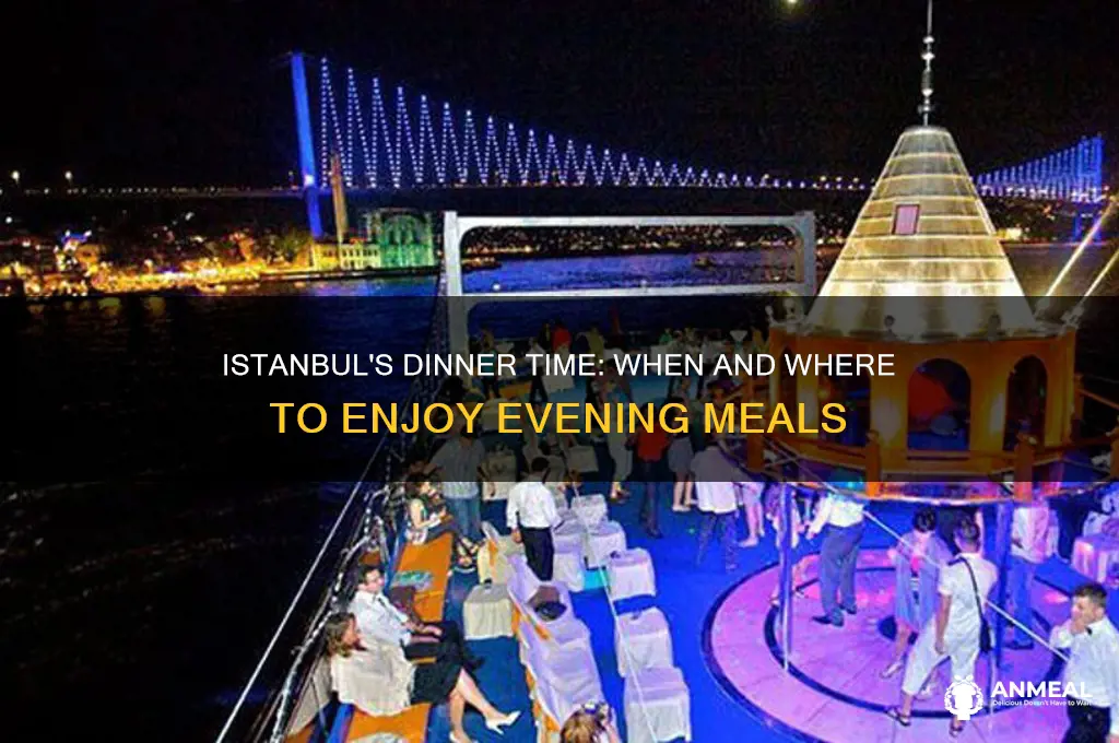 what itme is dinner in istanbul