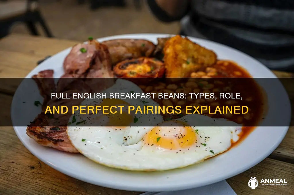 what kind of beans are in a full english breakfast