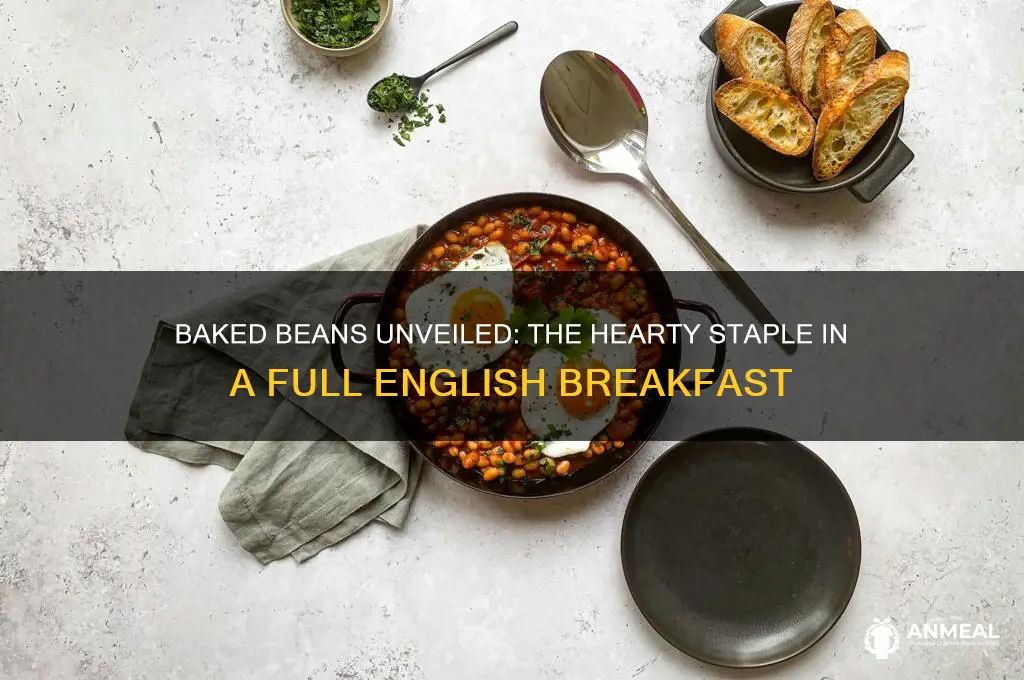 what kind of beans in a full engkish breakfast
