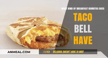 Taco Bell's Breakfast Burritos: A Delicious Morning Menu Overview