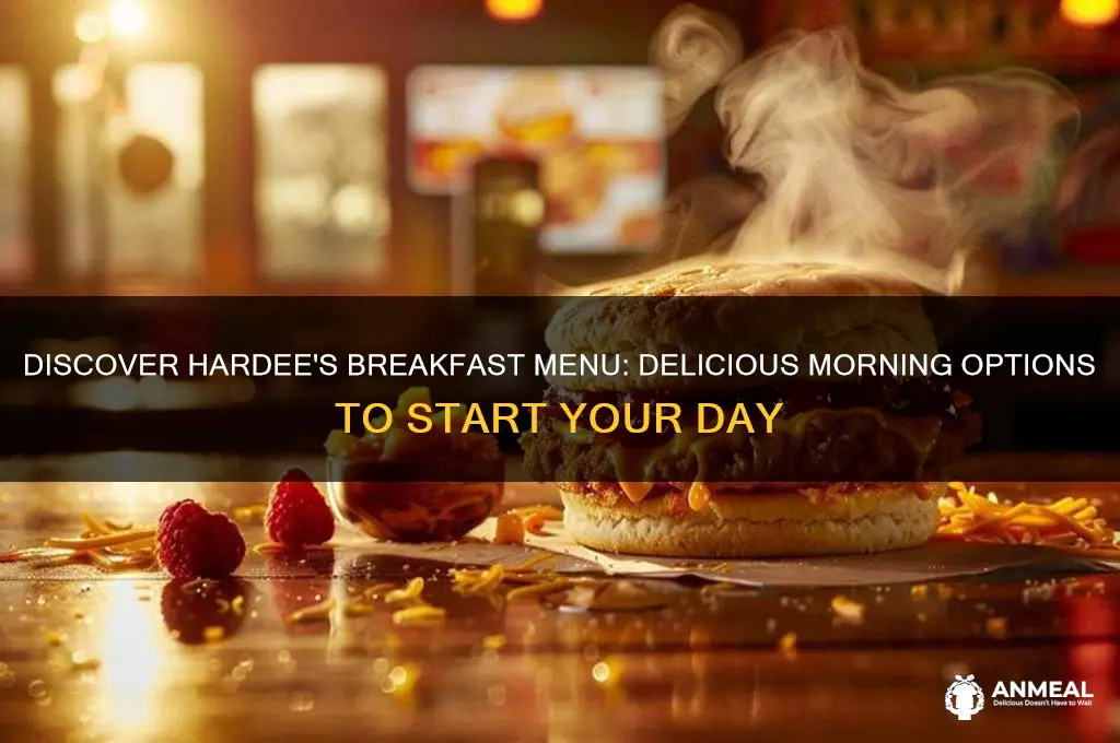 what kind of breakfast does hardees jave