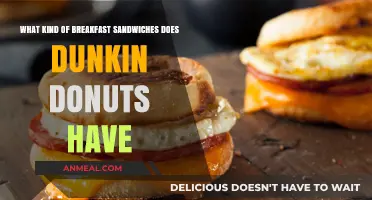 Discover Dunkin Donuts' Delicious Breakfast Sandwich Varieties and Options