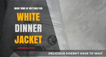 Elegant Button Choices for Your White Dinner Jacket: A Style Guide