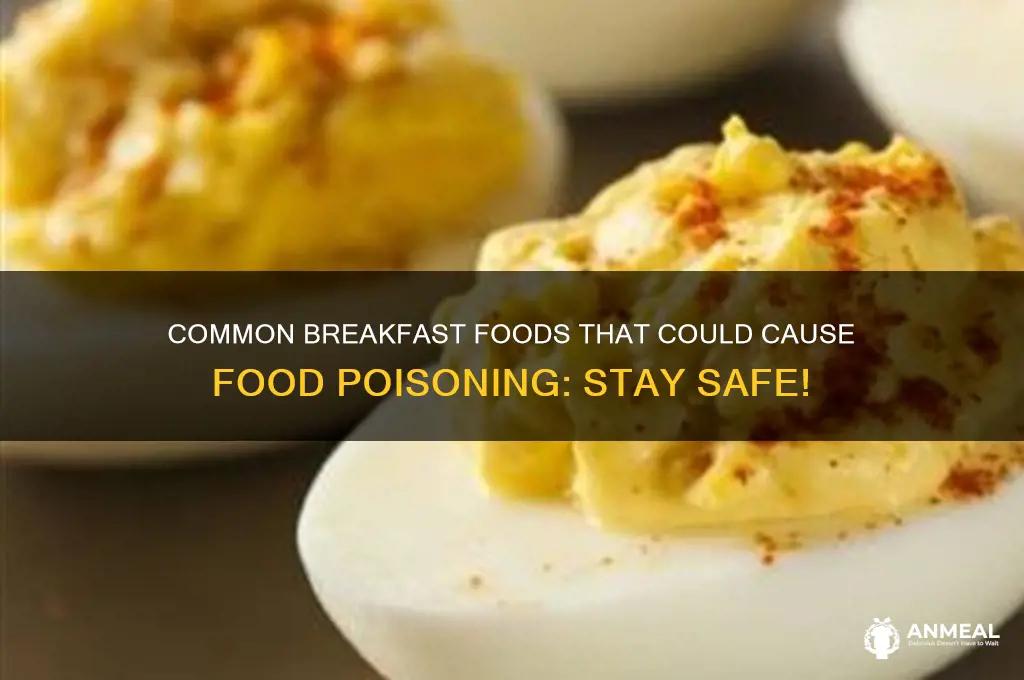 what kind of common breakfast food gives you food poisning