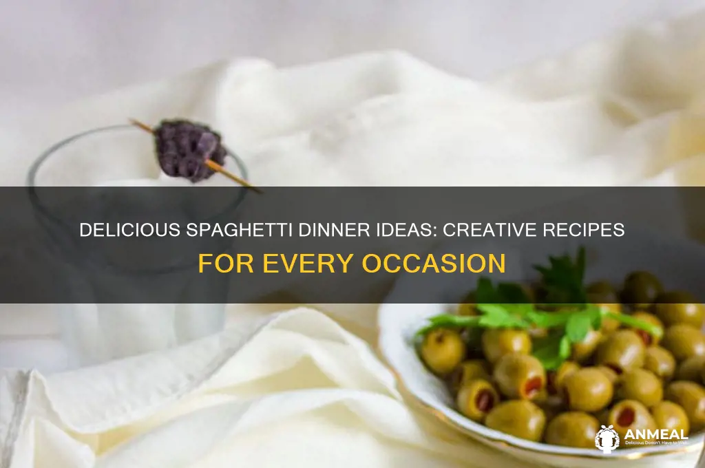what kind of dinner with spaghetti noodles