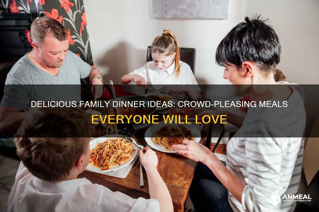 what kind of food for a family dinner