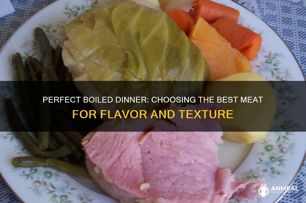 what kind of meat for boiled dinner