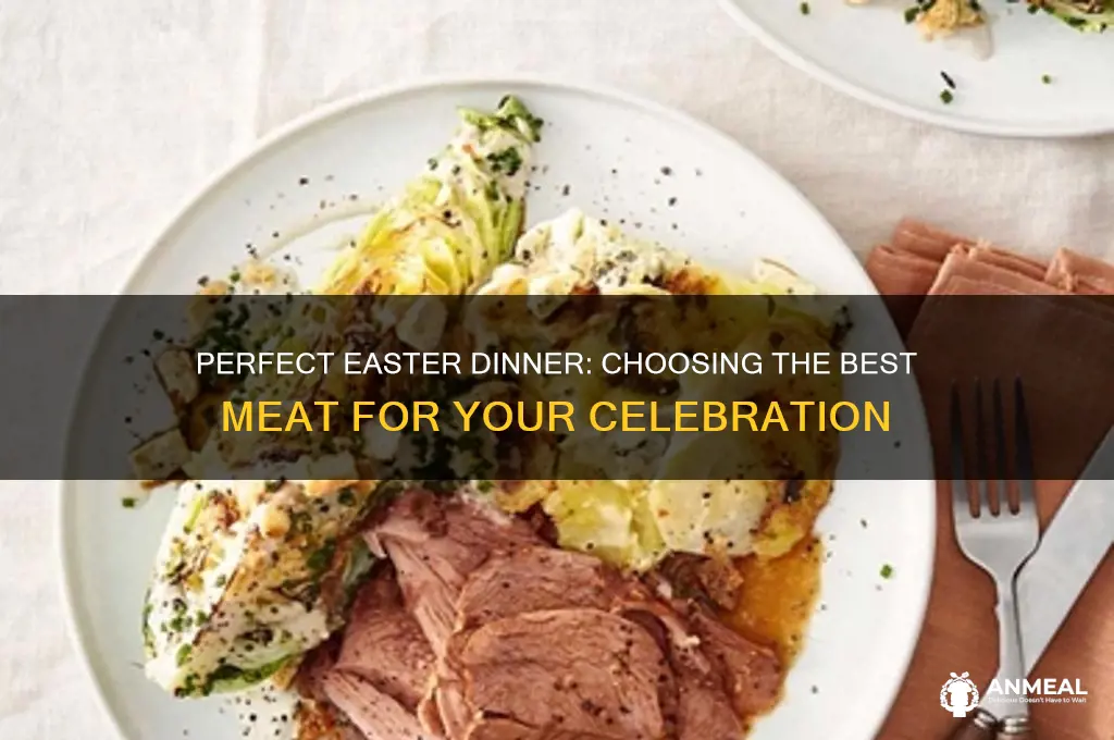 what kind of meat for easter dinner
