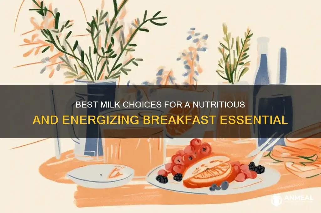 what kind of milk breakfast essential use