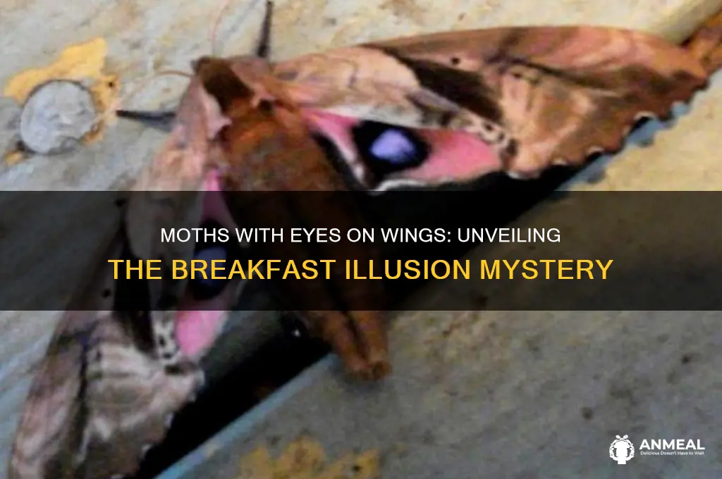 what kind of moth has eyes on the breakfast wings