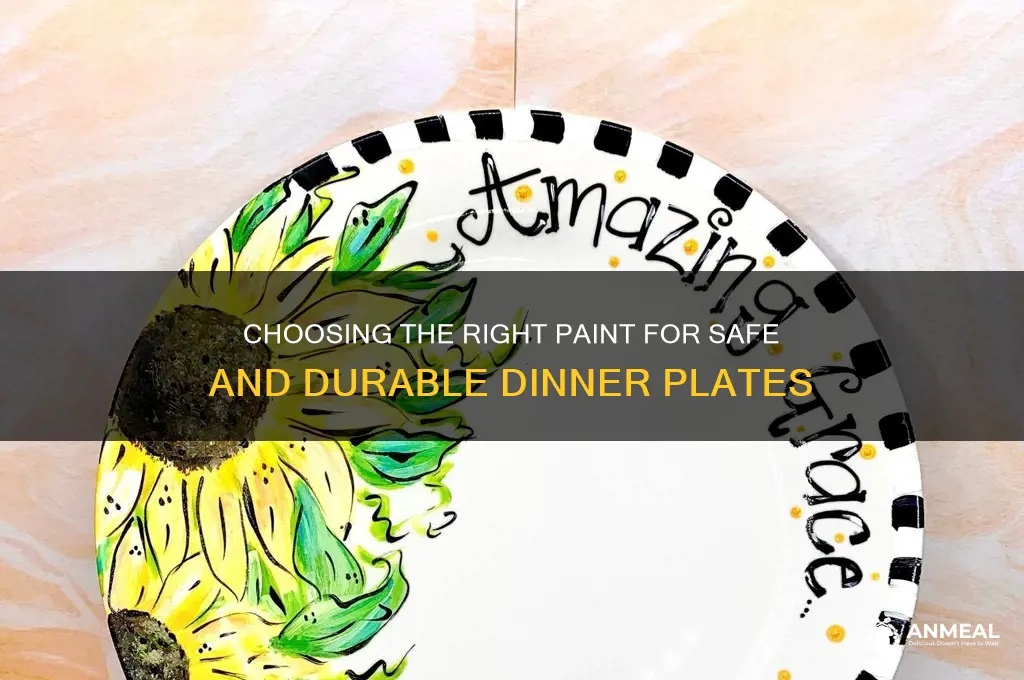 what kind of paint to use on dinner plates