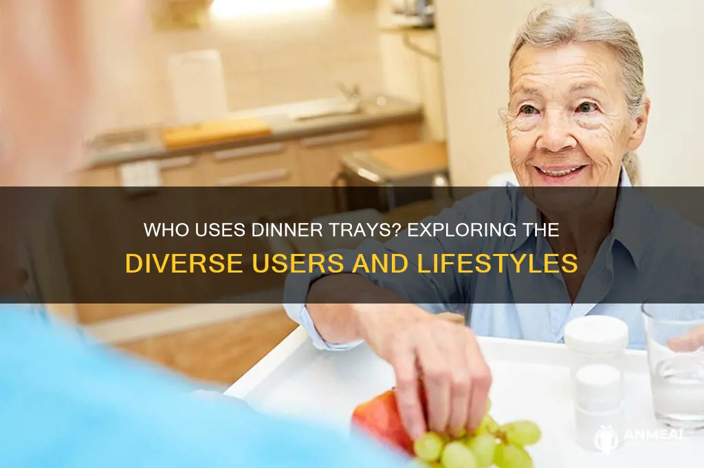 what kind of people use dinner trays