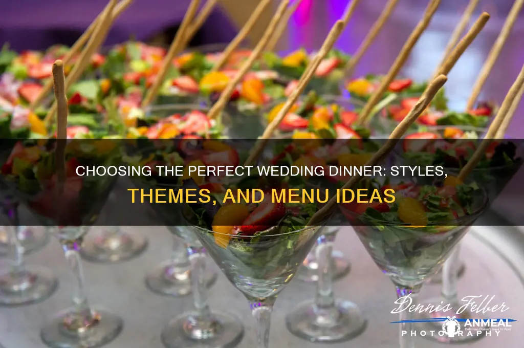 what kind of wedding dinner to have