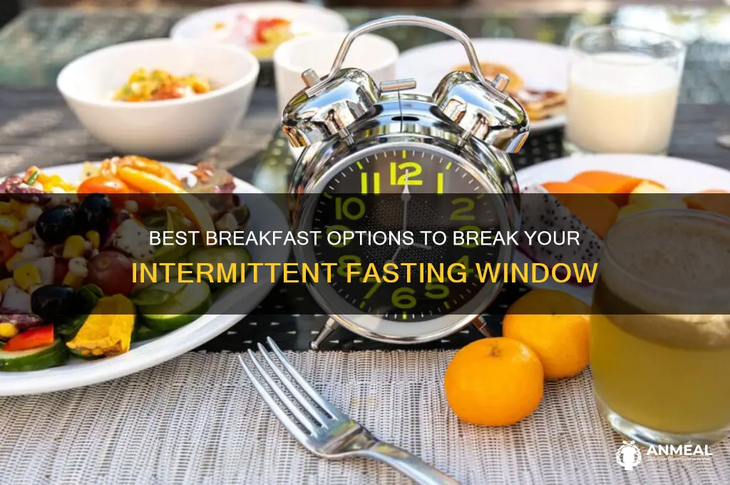 what kinds of breakfast for intermittent fasting