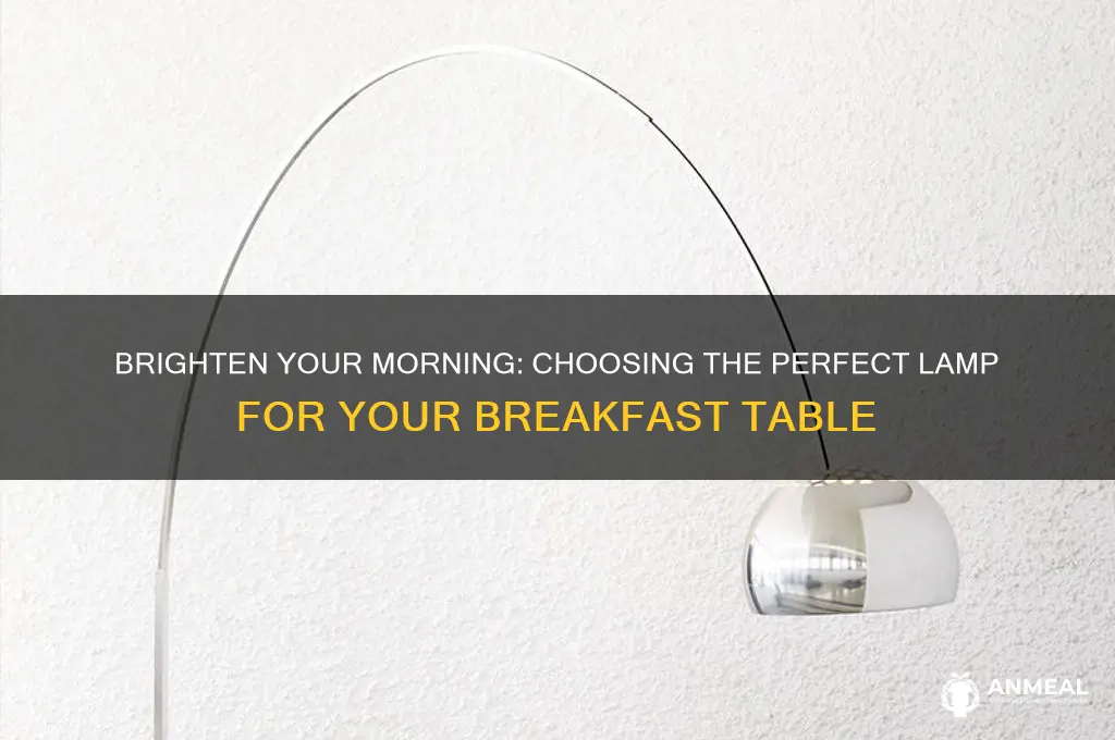 what lamp should we use for breakfast table