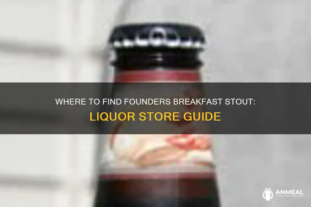 what liquor stores carry founders breakfast stout
