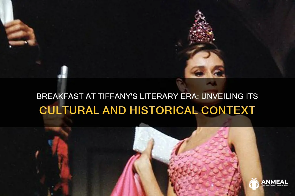 what literary period is breakfast at tiffany