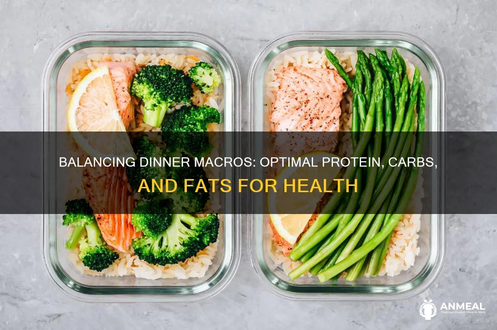 what macros should dinner consist of
