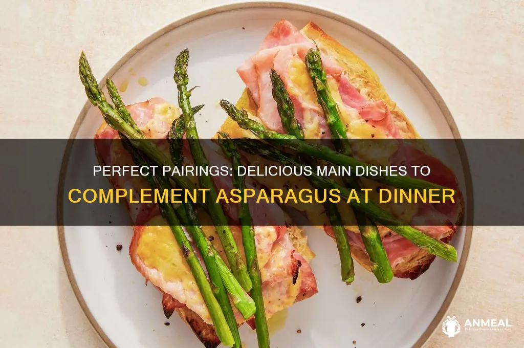 what main dish goes with asparagus for dinner