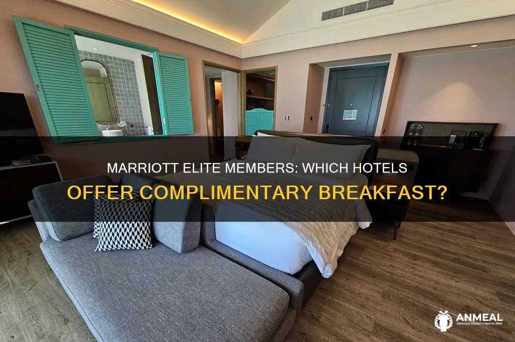 what marriott hotels will provide breakfast for elite level