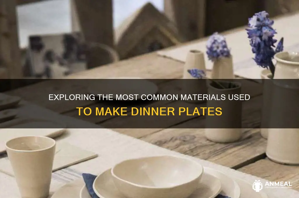 what material are dinner plates made of
