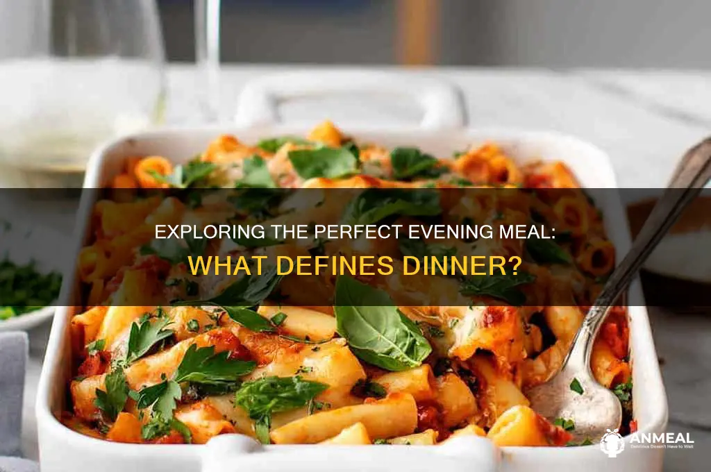 what meal is dinner
