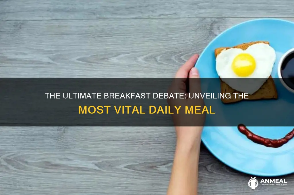 what meal is most important