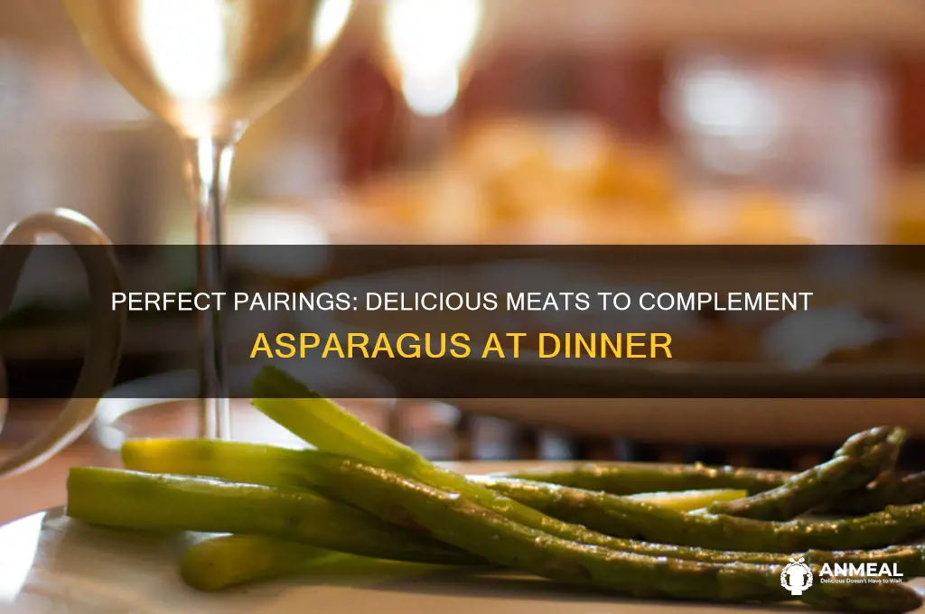 what meat goes with asparagus for dinner