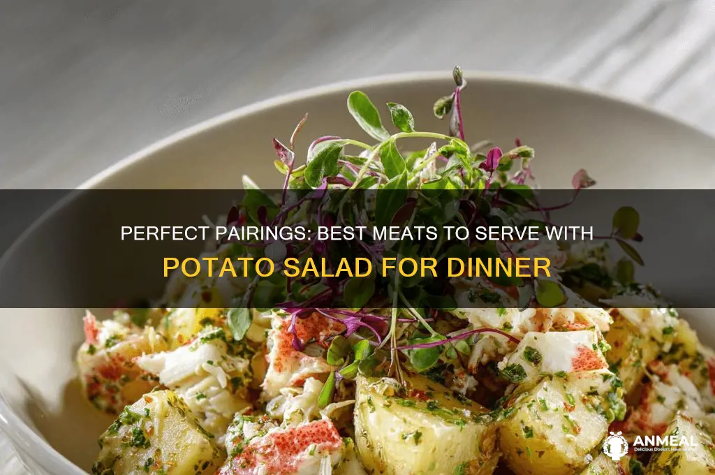 what meat goes with potato salad for dinner