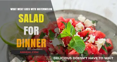 Watermelon Salad Dinner Pairings: Best Meats to Complement Refreshing Flavors