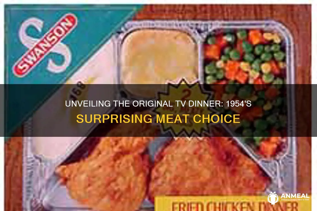 what meat was in the first tv dinner in 1954