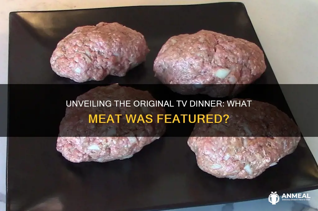 what meat was in the first tv dinner