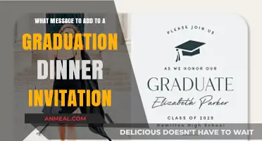 Crafting the Perfect Graduation Dinner Invitation: Messages to Celebrate Success