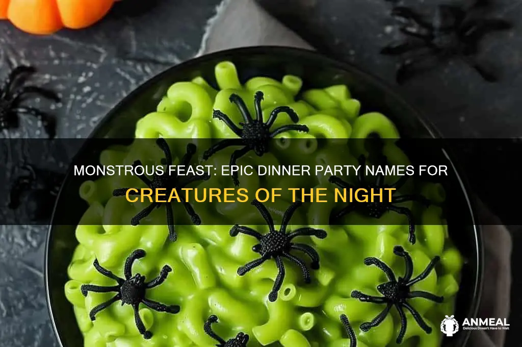 what might you call a big dinner for monsters ixl