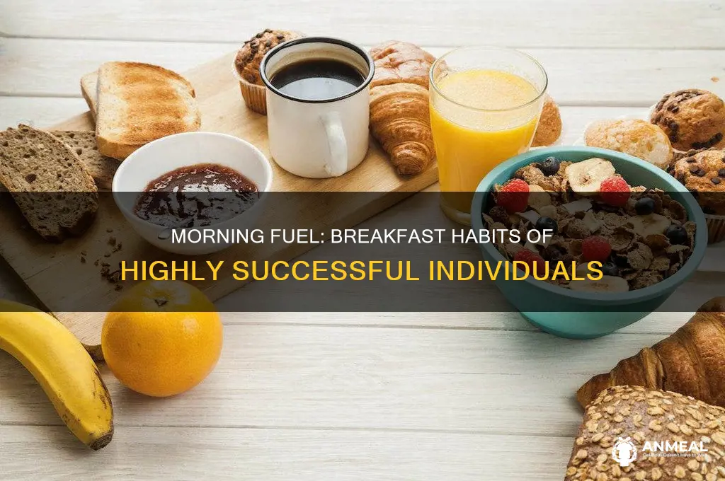 what most successful people do breakfast