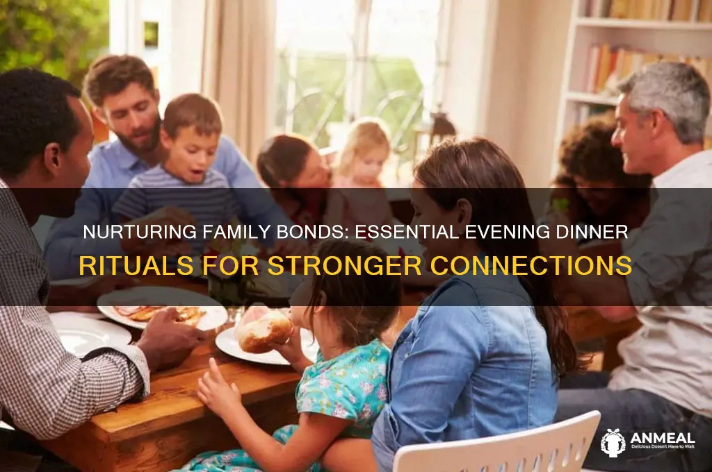 what must families do at dinner each evening