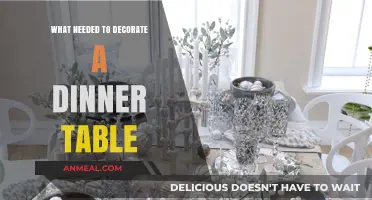 Elegant Dinner Table Decor: Essentials for a Stunning Setup